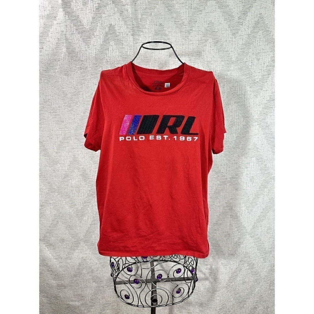 Polo Ralph Lauren embroidered logo with beaded details size XL